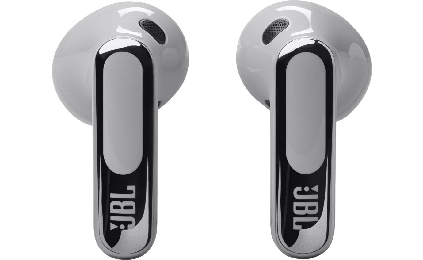 JBL Live Flex 3 True Wireless Earbuds With Display | Silver JBL Live Flex 3 True Wireless Earbuds With Display | Silver